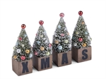 831080 Advents juletræer fra Medusa 16 cm høje - Tinashjem